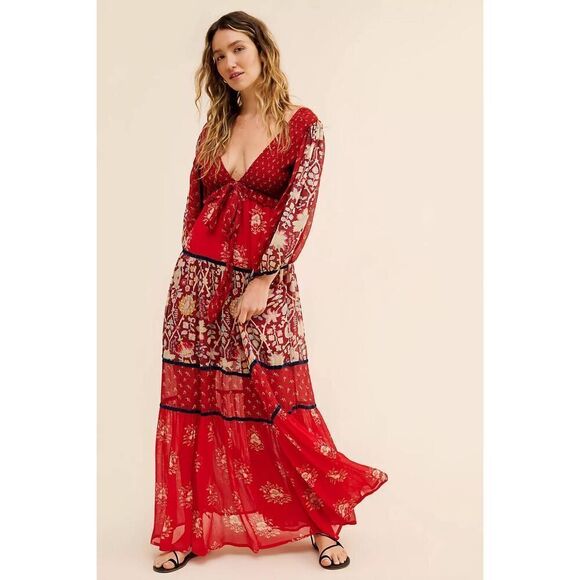 Free People Dresses & Skirts - Free People Bali Laurel Maxi Dress